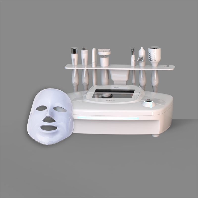  Newest A-20201  8 in 1 Skin care Beauty Instrument RF Ultrasonic Facial Machine Beauty Salon Equipment 