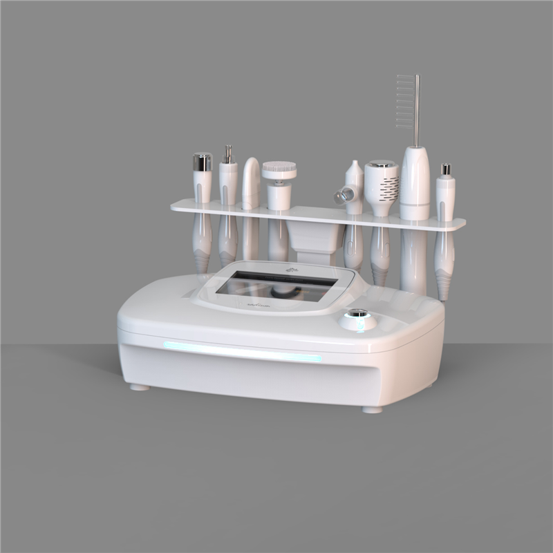  Newest A-20202 8 in 1 Skin care Beauty Instrument RF Ultrasonic Facial Machine Beauty Salon Equipment 